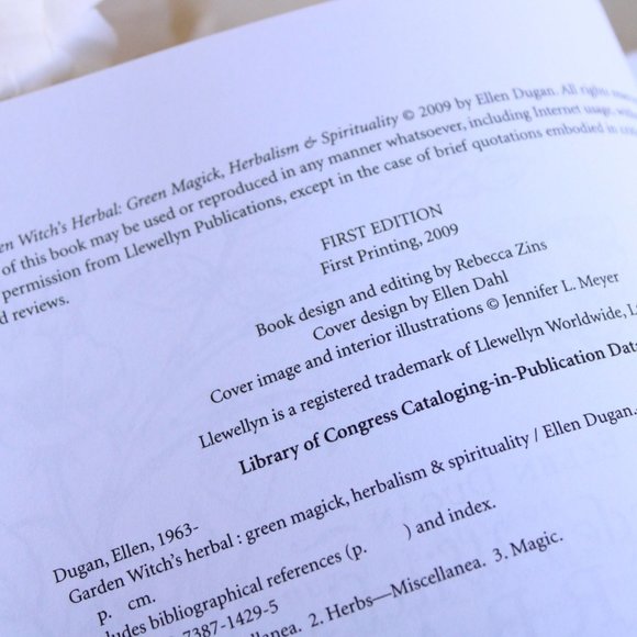 Book, "A Garden Witch's Herbal" by Ellen Dugan, Llewellyn Publications, 2009 - Picture 6 of 11